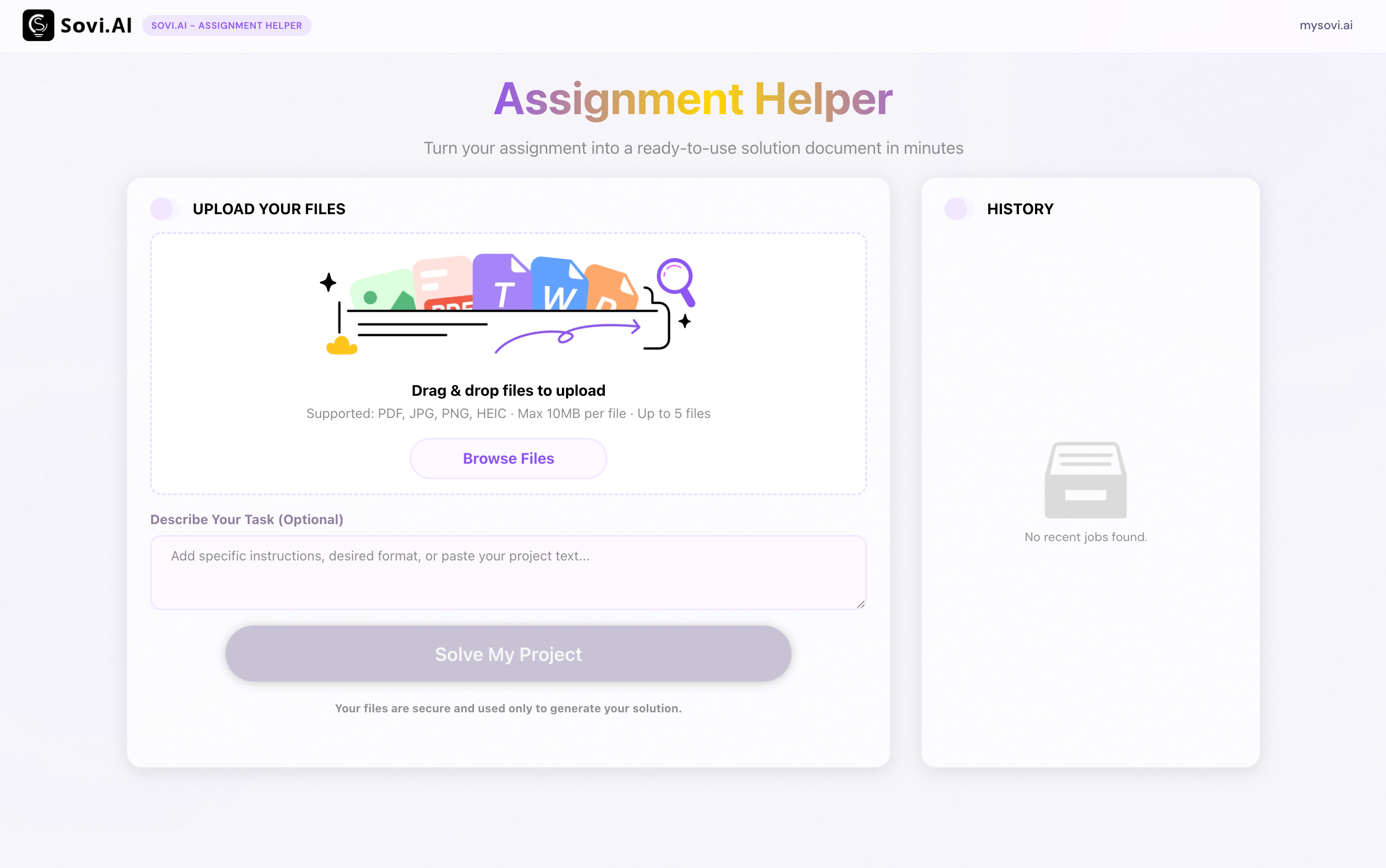 Assignment Helper UI