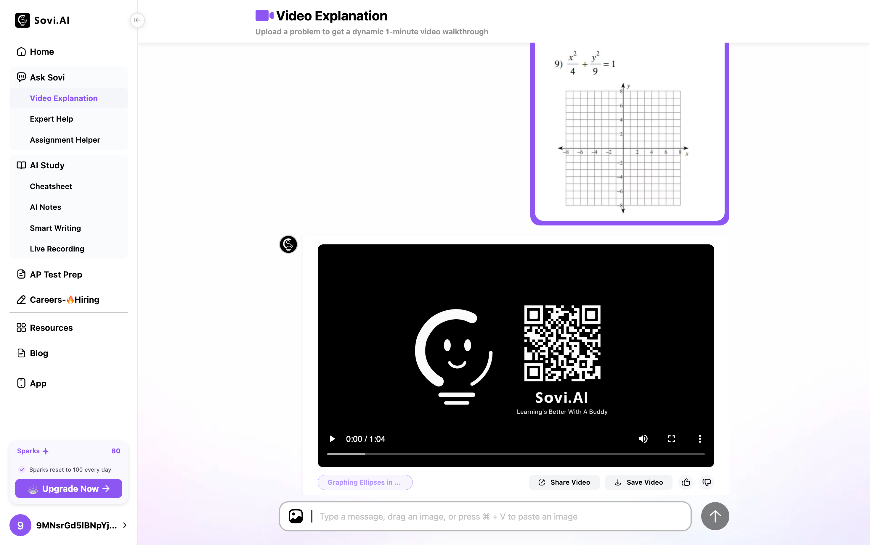 Video Explanation UI